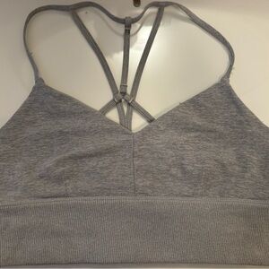 Set of 2 Alo sports bras (Light and Dark grey) Size L